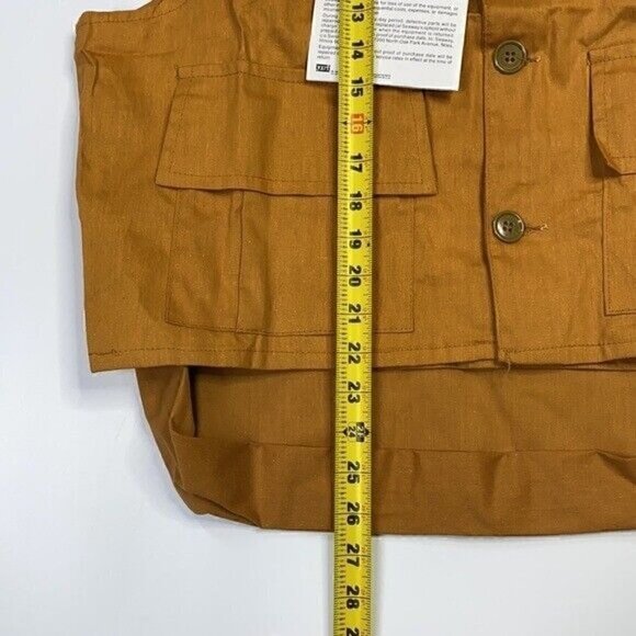 Vintage Seaway Tracker Khaki Bird Hunting Vest Size Large NWT - Picture 8 of 10